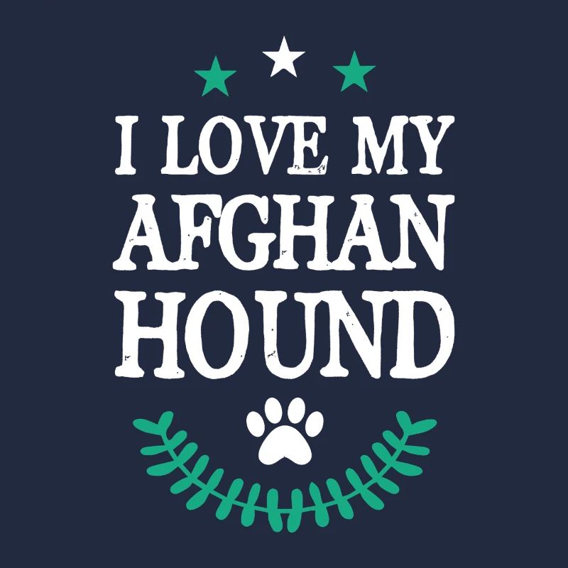 J’aime mon lévrier afghan