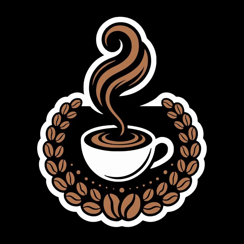 Caffeine Design Coffee Artwork Coffee