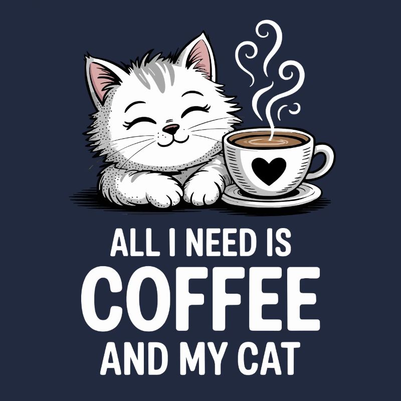 All I Need Is Coffee and Cat