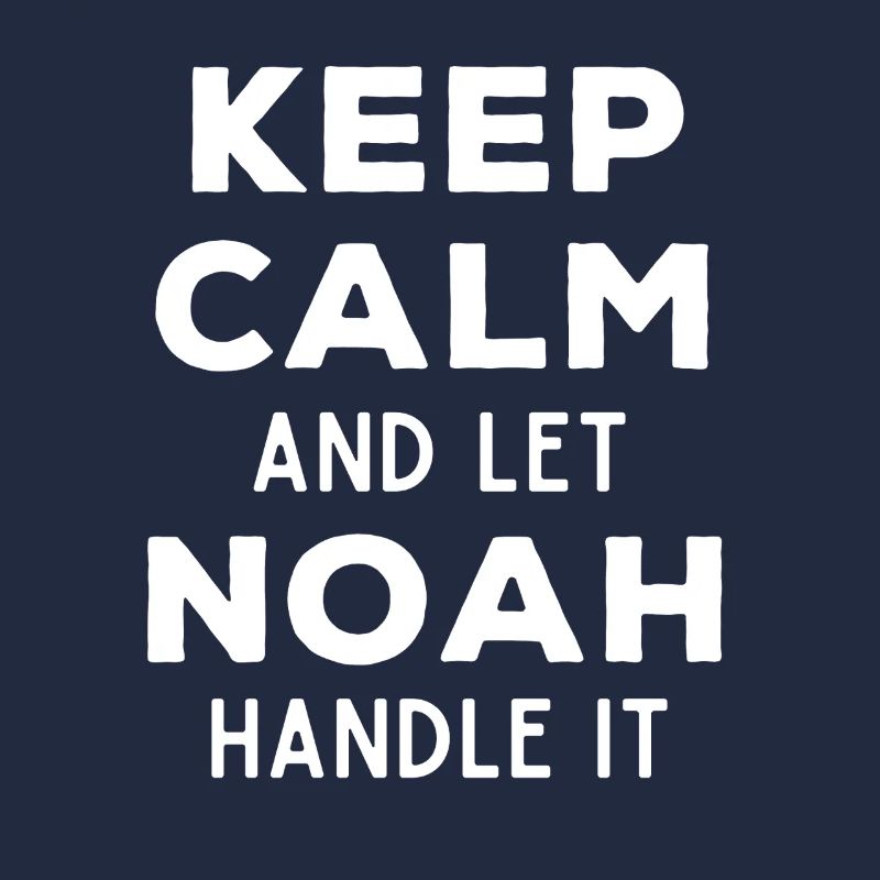 Keep Calm Lass Noah das regeln Lustiger Spruch