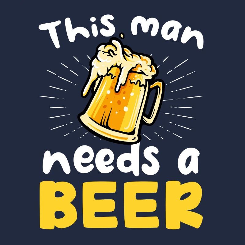 This Man Needs a Beer
