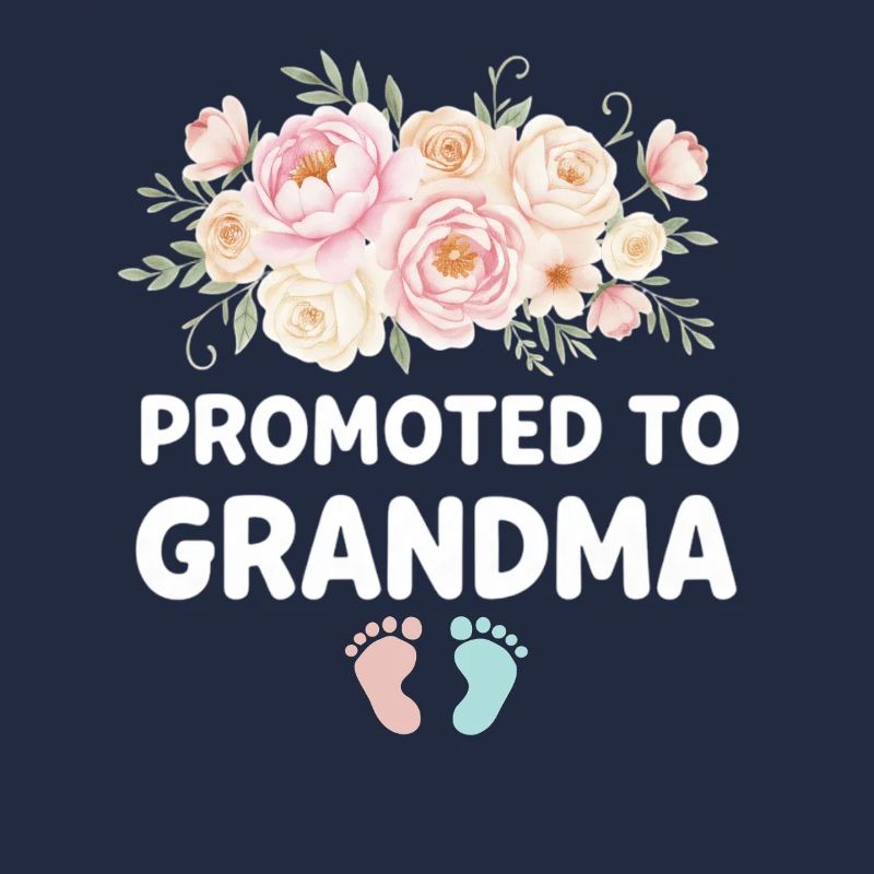 Expectant granny loading future grandmother