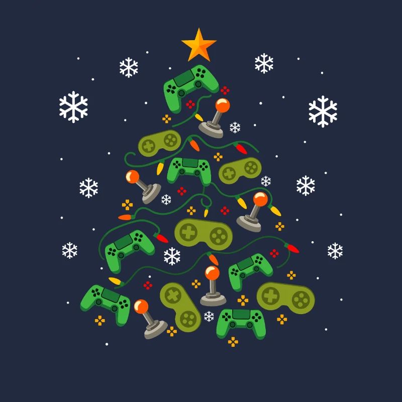 Christmas Tree Controllers Gaming Lover Gamer 