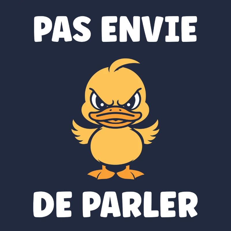 Pas envie de parler Canard