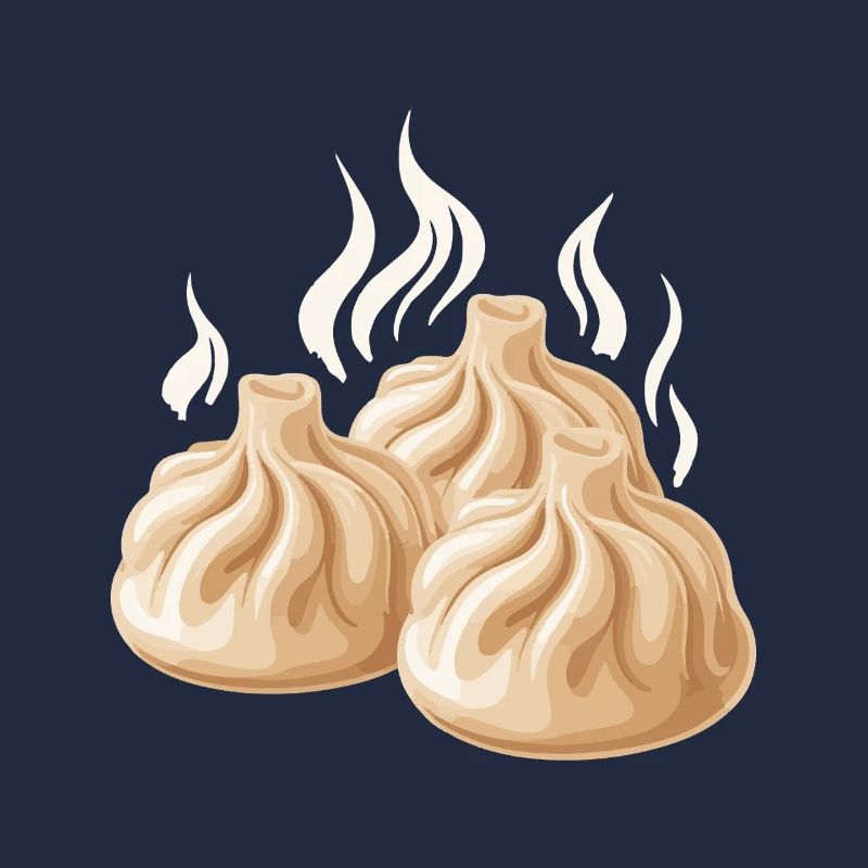 Steaming dumpling design