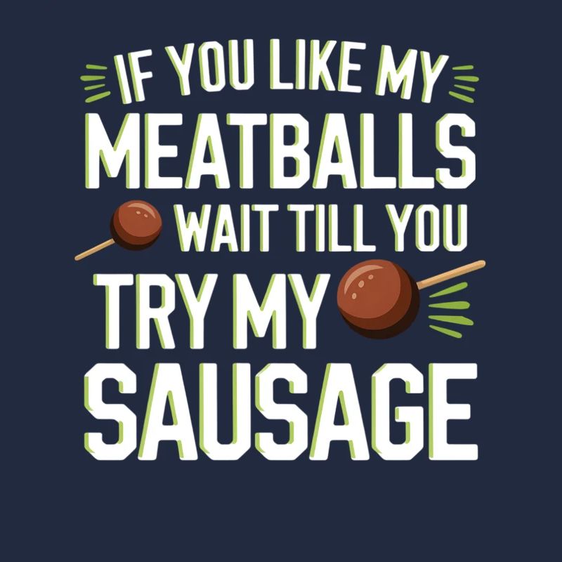 Fleischbällchen Witz: Versuch die Wurst