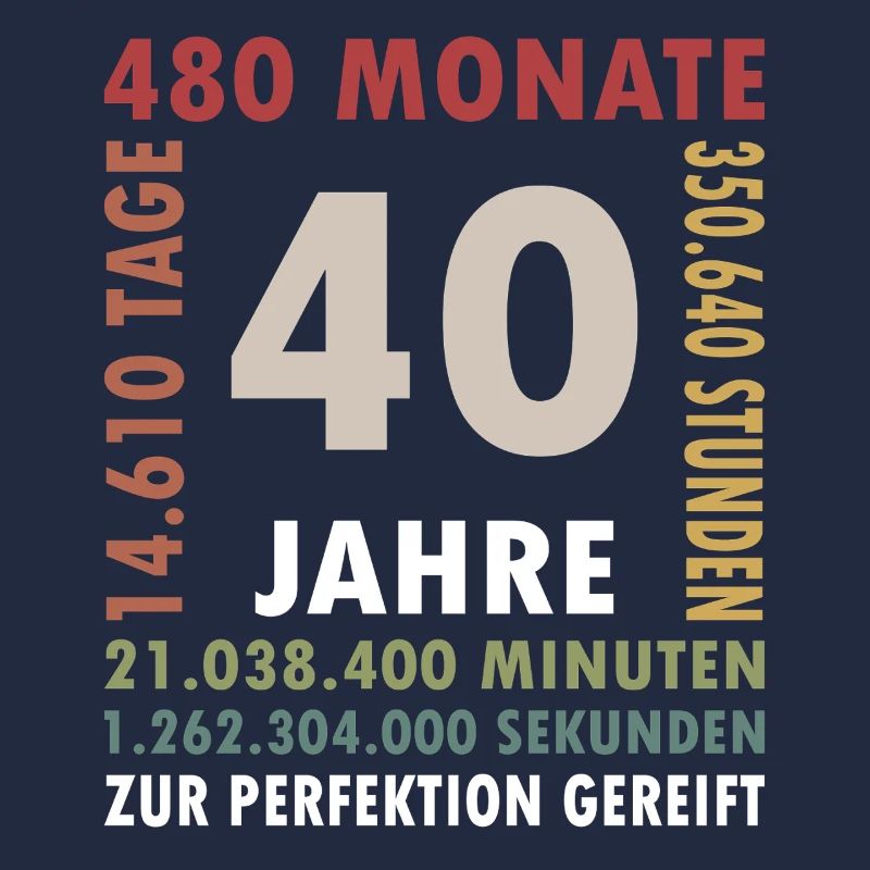 40 Jahre Vierzigster Geburtstag Geschenk