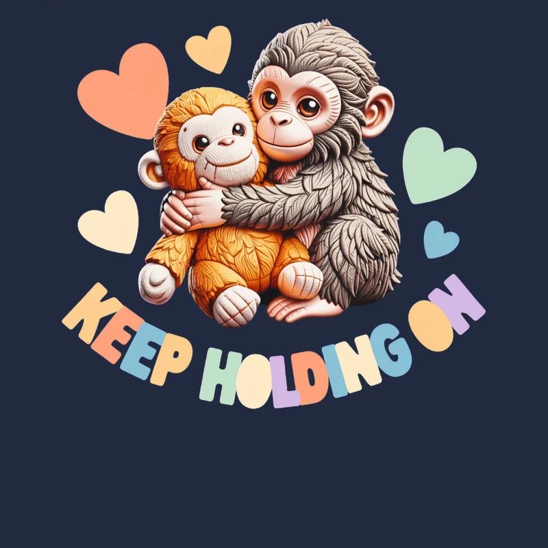 Continue de t’accrocher : câlins de singes