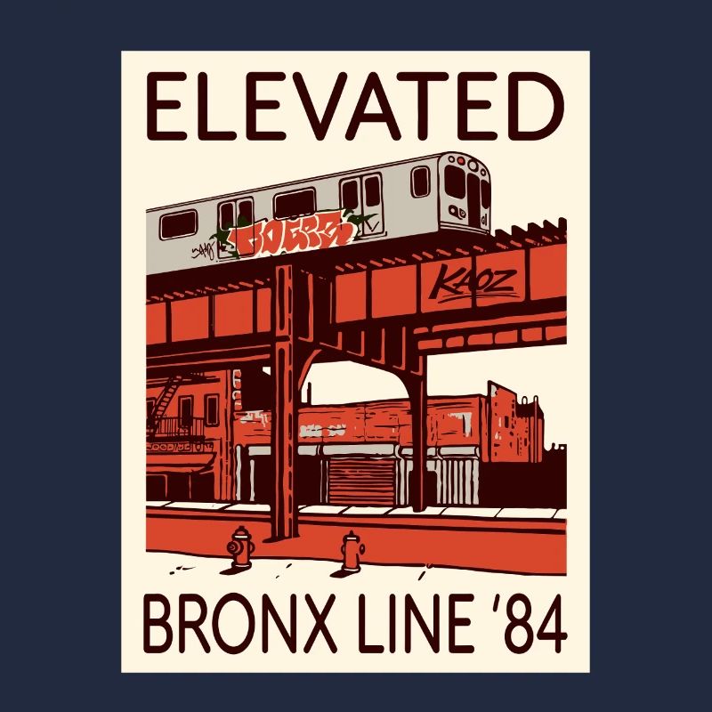 Elevated Bronx Line 84 Graphic