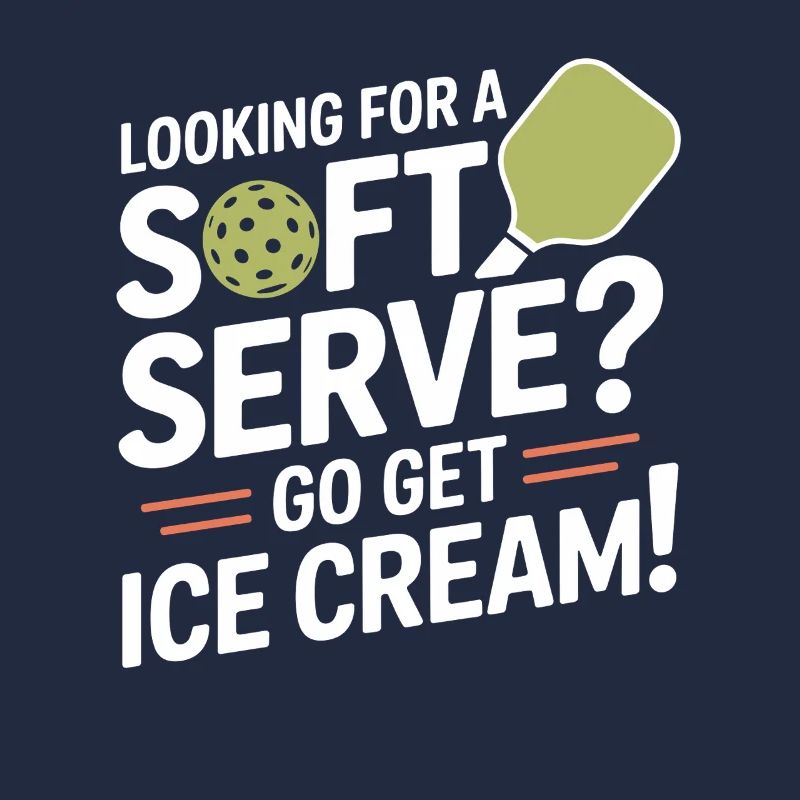 Pickleball Player Looking For Soft Serve Dinking