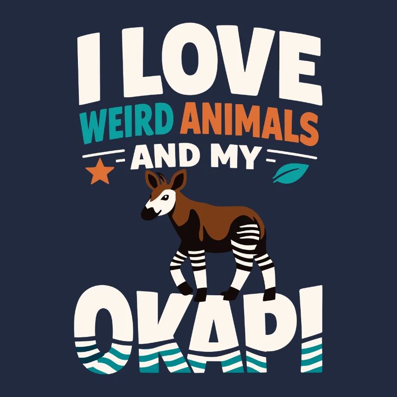 Okapi-liebhaber Okapi-tier Seltene Tierweltliebe