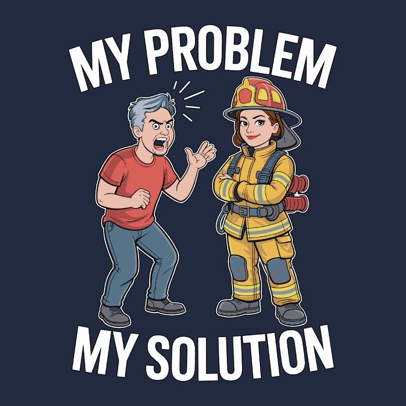 Fire Engineer My Problem My Pictogram Mom Dad