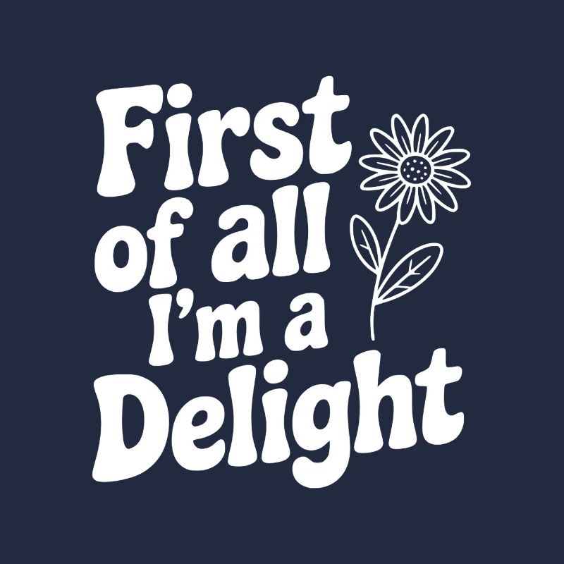 Zunächst einmal bin ich eine Freude