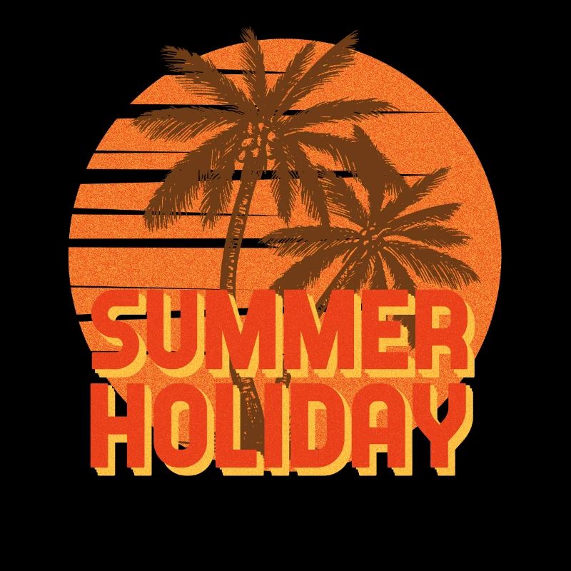 Summer Holiday Palm Sunset