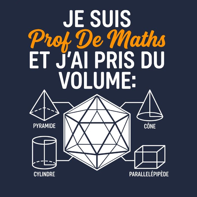 Prof de Maths Volume Humour