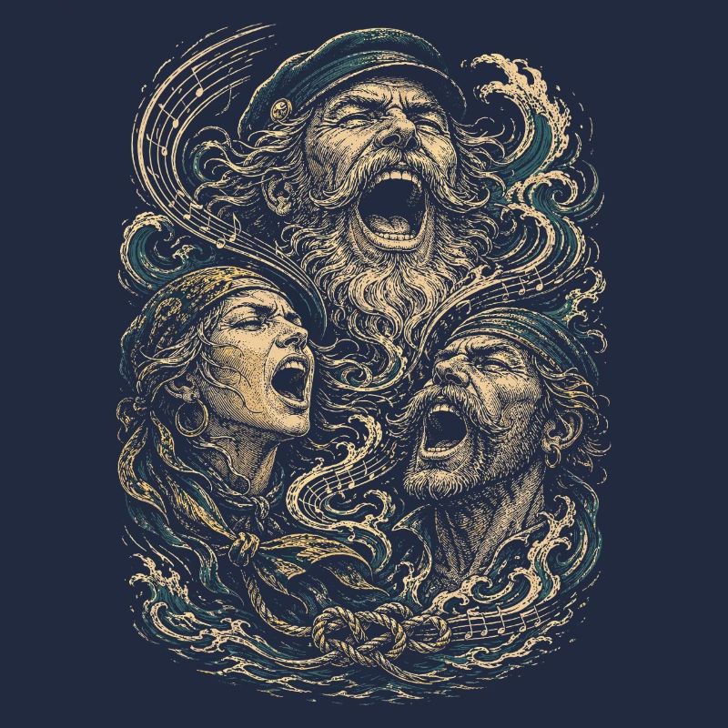 Chansons marines de chœur de bidonvilles