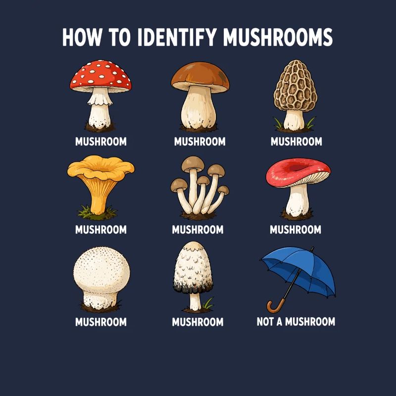 Comment identifier les champignons drôle
