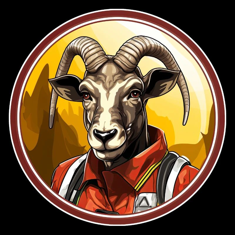 Steinböcke Feuerwehr / Feuerwehrmann Steinbock