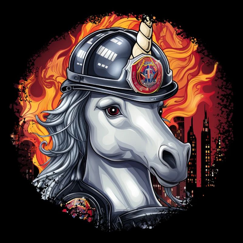 Brigade de pompiers licorne