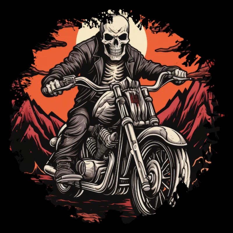 Skeleton Motorcyclist / Motorcycle Skeletons