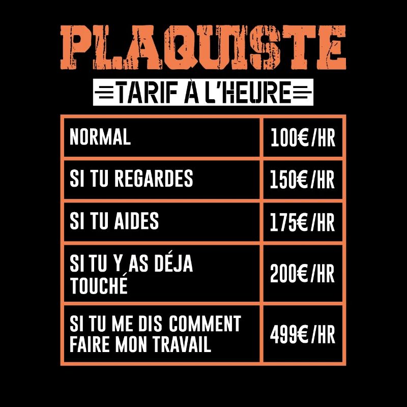 Le Tarif Horaire D'un Plaquiste