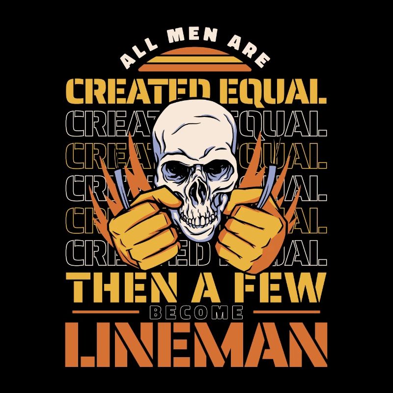Lineman Electric Cable Power Pole Electrician