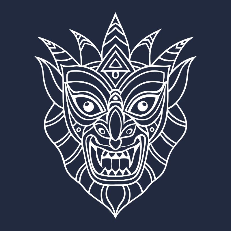 Un masque tribal complexe