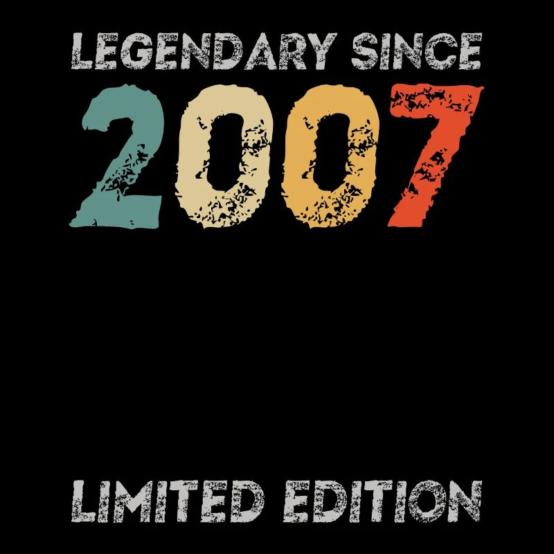18. Geburtstag Legendary Since 2007 vintage