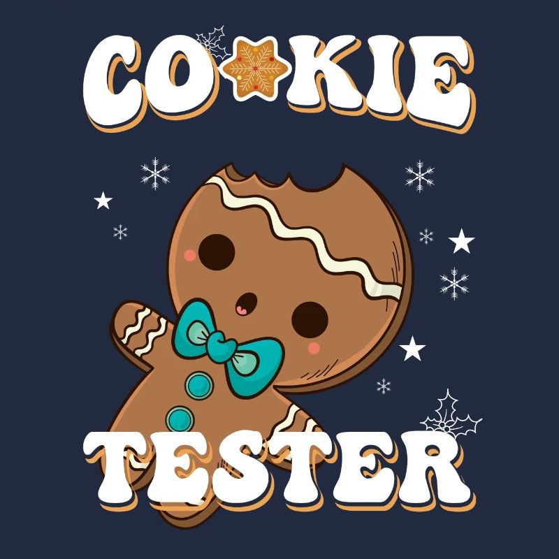 Cookie Tester Gingerbread Figurine Winter Joy