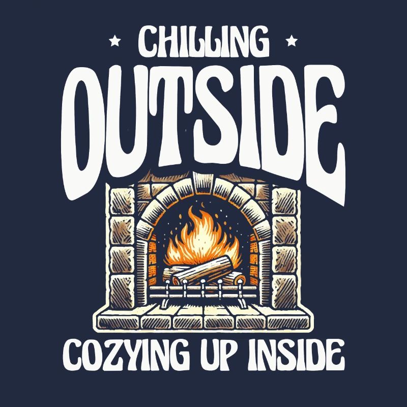 Chilling outside, cosy inside, wintry
