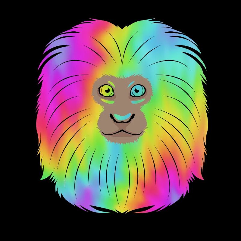 Singe Tamarin Singe Singe Visage de Singe