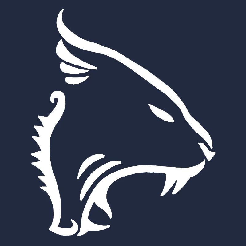 White Minimalist Lion