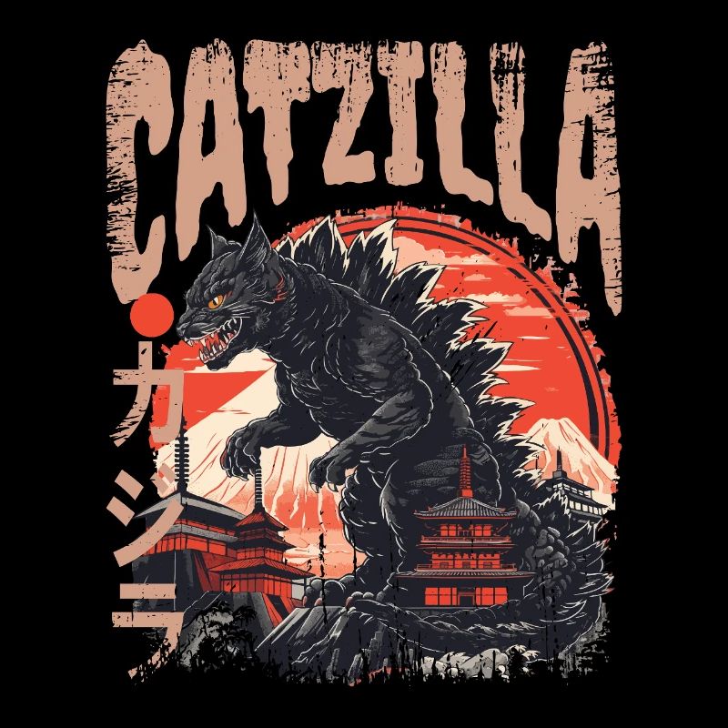 Japanese Kaiju Cat