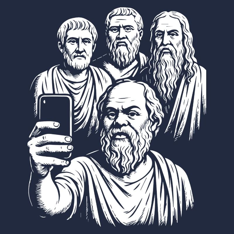 Philosophes grecs antiques Selfie
