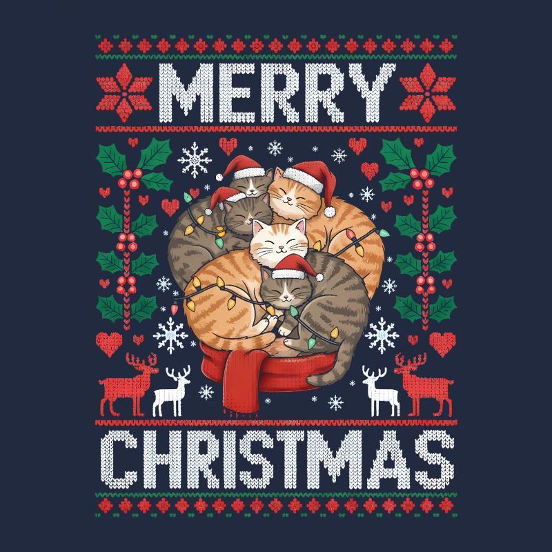Chats, Confort, Noël, Doux, Mignon