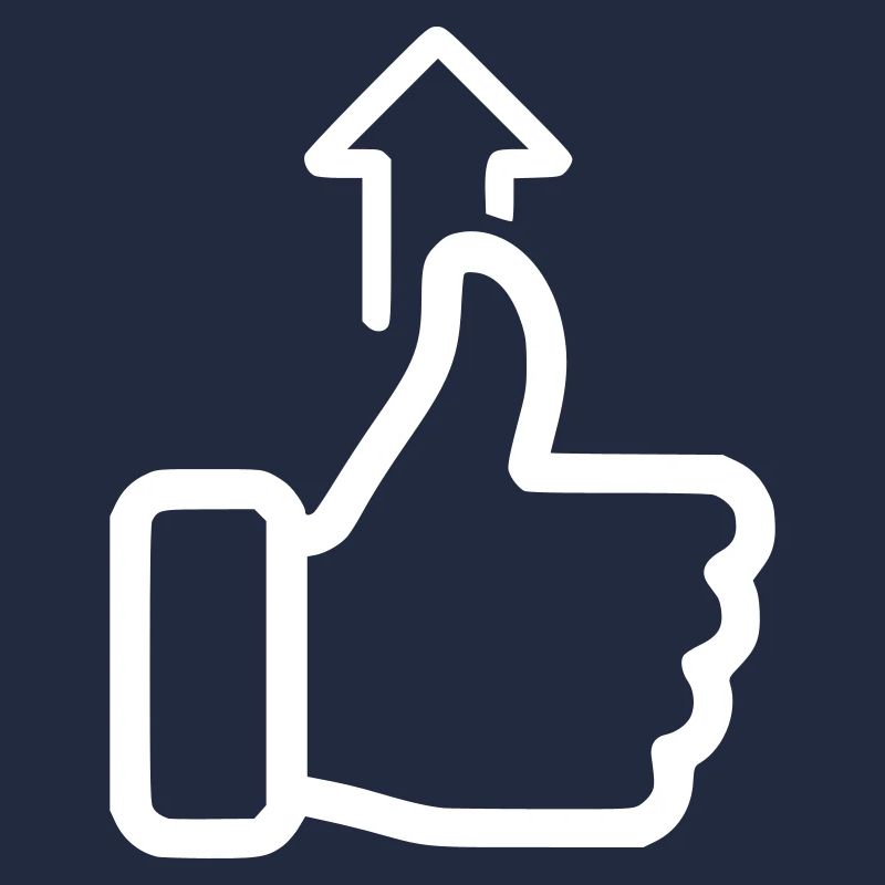 Status Up Hand Icon Level Up Vector