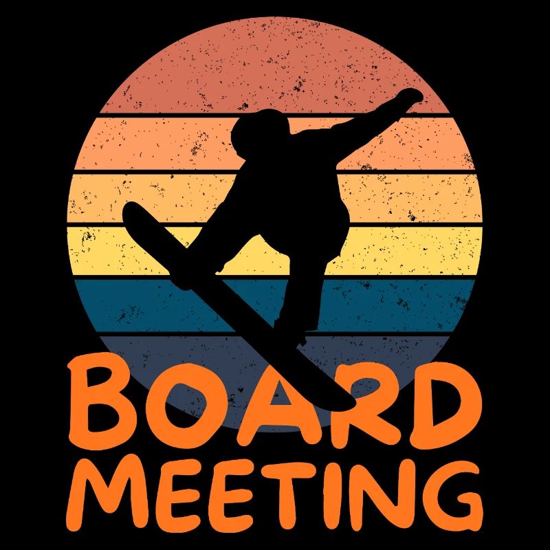 Snowboarding Board Meeting