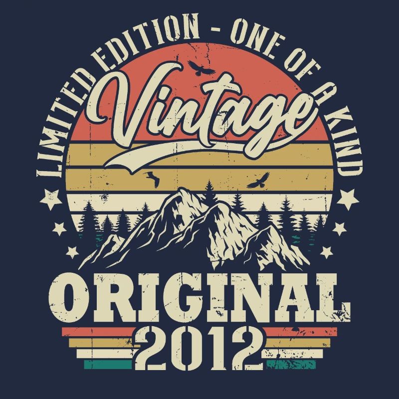 Original Vintage Geburtstag Geschenkidee 2012