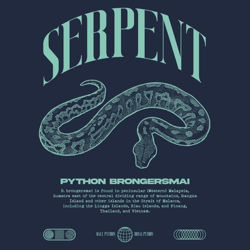 python de sang moderne reptile keeper streetwear