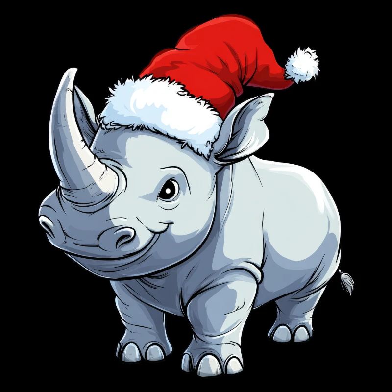 Weihnachtsmann Nashorn