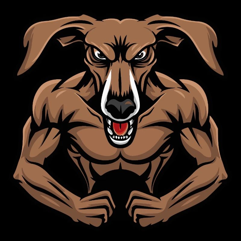Greyhound Dog Muscles Bodybuilding