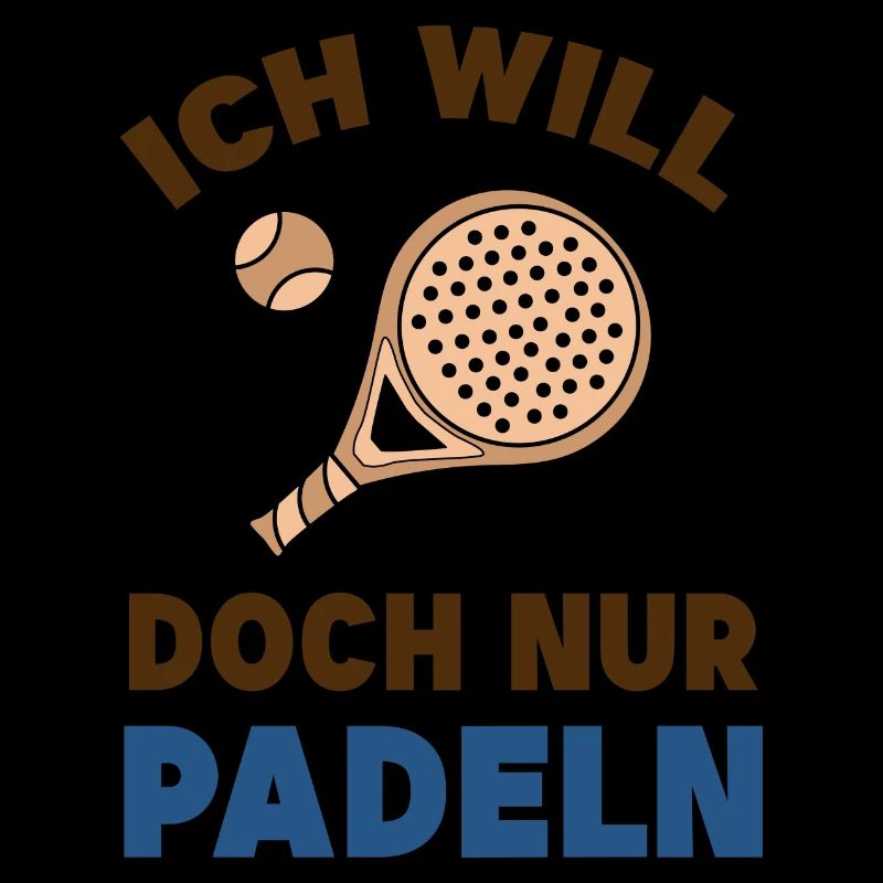 Freizeit Schläger Bälle Statement Padel Spieler