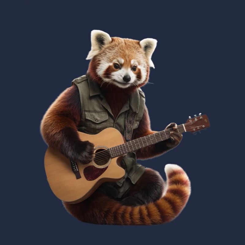 Red Panda Gitarre