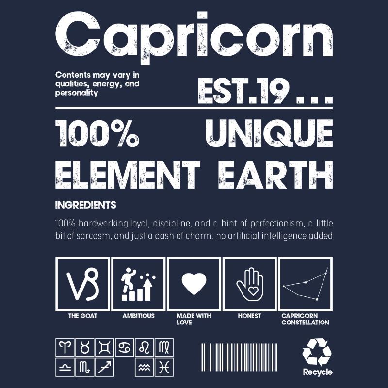 Steinbock erdgebunden 100% Element