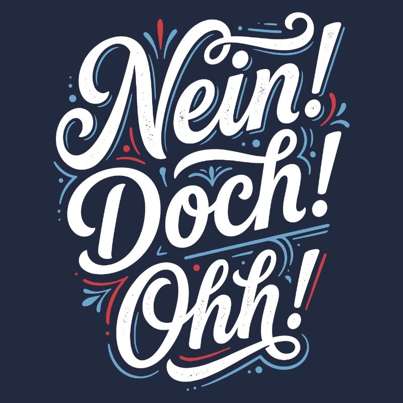 Nein Doch Ohh Typo-Statement