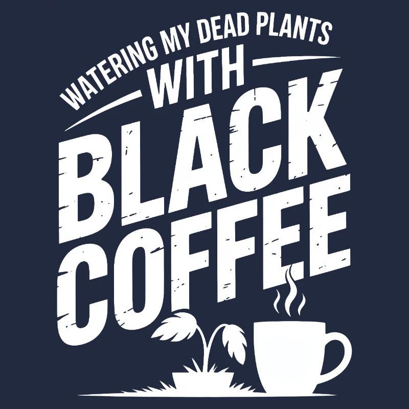 Watering Dead Plants with Black Coffee