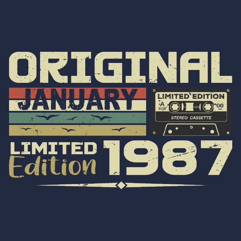 Janvier 1987 | Cadeau D’anniversaire Janvier 1987