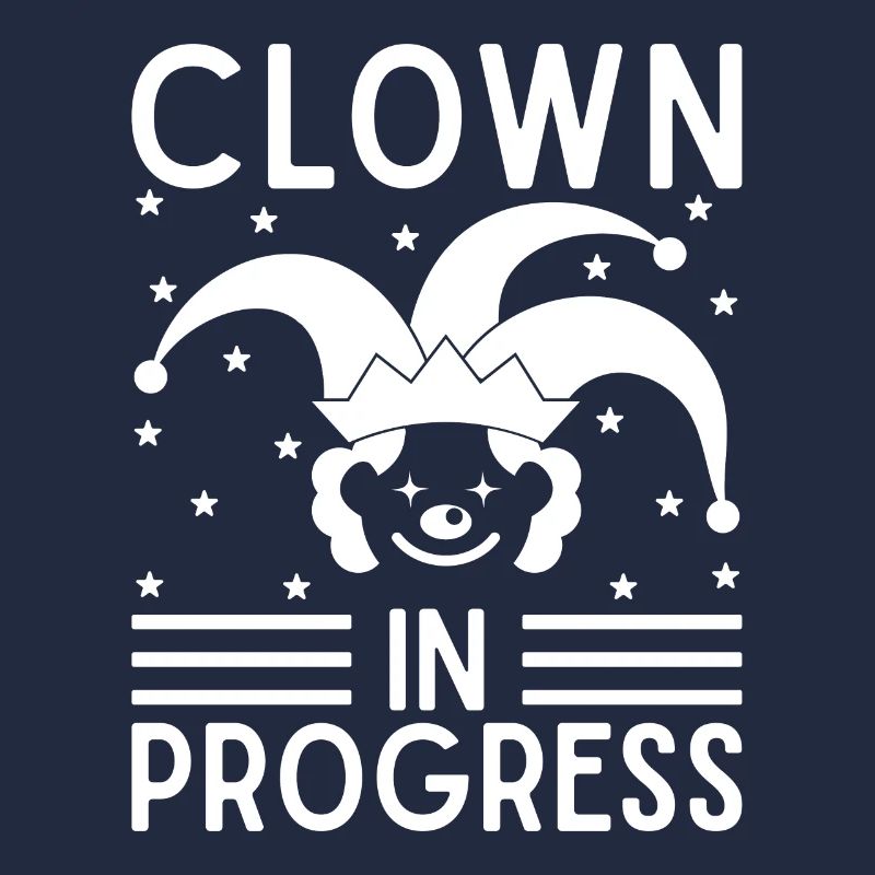 Cirque Graphique Clown En Progrès Artiste De Cirque