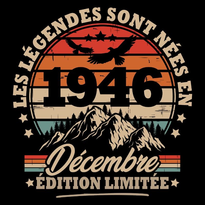 Cadeau D'anniversaire Nées En Décembre 1946