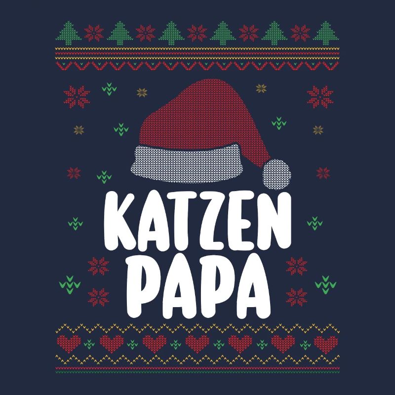 Noël Père Noël Chat Papa